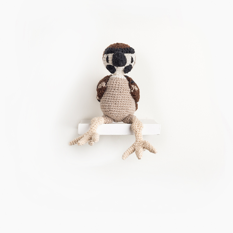 sparrow bird crochet amigurumi project pattern kerry lord Edward's menagerie